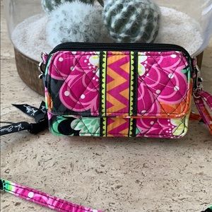 Ziggy Zinnia (retired print) crossbody clutch